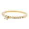 Bague 53 Bague solitaire en or jaune avec diamants 0,26 ct 58 Facettes 578723RV