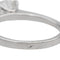 Bague 52 Bague solitaire en or blanc 18 carats avec diamants 0,86 ct 58 Facettes 578747RV