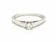 Bague 53 Bague solitaire en or blanc 18 carats avec diamant 0,20 ct 58 Facettes 578751RV