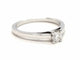 Bague 53 Bague solitaire en or blanc 18 carats avec diamant 0,20 ct 58 Facettes 578751RV