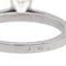 Bague 53 Bague solitaire en or blanc 18 carats avec diamant brillant 0,30 ct 58 Facettes 578752RV