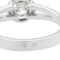 Bague 53 Bague solitaire en or blanc 18 carats et diamants 58 Facettes 578757RV