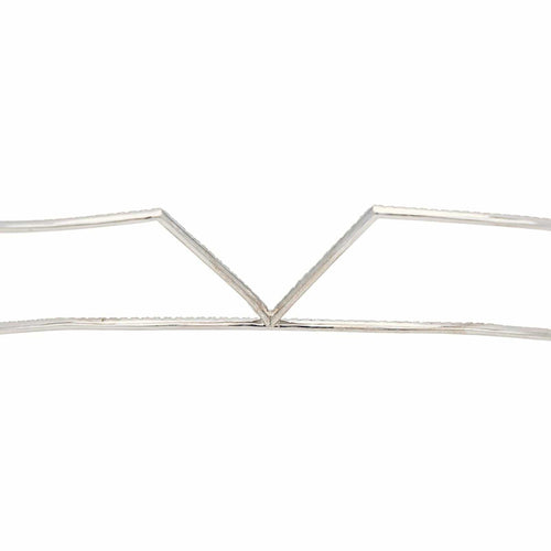 Collier Collier graphique ras-de-cou en or blanc 18 carats et diamants 58 Facettes 578797RV