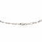 Collier Collier graphique ras-de-cou en or blanc 18 carats et diamants 58 Facettes 578797RV