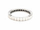 Bague 54 Alliance cube - Bague en or blanc 18 carats 58 Facettes 578800RV