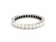 Bague 54 Alliance cube - Bague en or blanc 18 carats 58 Facettes 578800RV