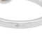 Bague 53 Bague solitaire en or blanc 18 carats et diamants 58 Facettes 578820RV