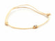 Bracelet Bracelet cordon en or rose 18 carats avec diamant 58 Facettes 578884RV