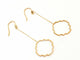 Boucles d'oreilles Boucles d’oreilles pendantes Transparence en or rose 18 carats 58 Facettes 578896RV