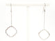 Boucles d'oreilles Transparence - Boucles d’oreilles pendantes en or blanc 18 carats 58 Facettes 578897RV