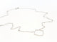 Collier Collier Transparence - Motif graphique en or blanc 18 carats 58 Facettes 578905RV