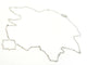Collier Collier Transparence - Motif graphique en or blanc 18 carats 58 Facettes 578905RV