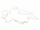 Collier Collier Transparence - Motif graphique en or blanc 18 carats 58 Facettes 578905RV
