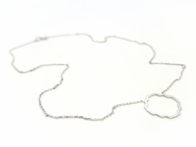 Collier Transparence - Collier en or blanc 18 carats 58 Facettes 578908RV
