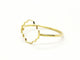 Bague 53 Bague Transparence en or jaune 18 carats 58 Facettes 578910RV