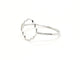 Bague 54 Transparence - Bague en or blanc 18 carats 58 Facettes 578911RV
