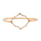 Bague 53 Transparence - Bague motif graphique en or rose 58 Facettes 578920RV