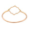 Bague 53 Transparence - Bague motif graphique en or rose 58 Facettes 578920RV