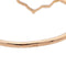 Bague 53 Transparence - Bague motif graphique en or rose 58 Facettes 578920RV