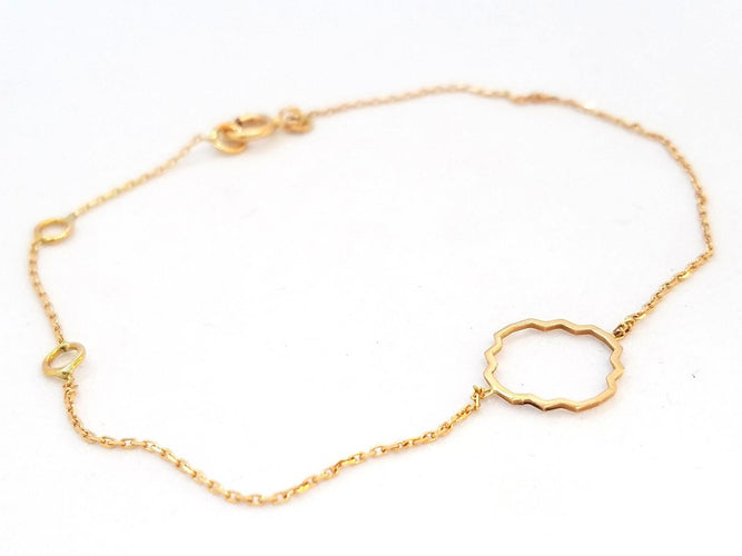 Bracelet Transparence - Bracelet en or rose 18 carats 58 Facettes 578933RV