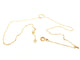 Collier Collier Transparence - Collier motif graphique en or rose 18 carats 58 Facettes 578938RV