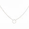 Collier Collier Transparence - Collier en or blanc 18 carats 58 Facettes 578939RV