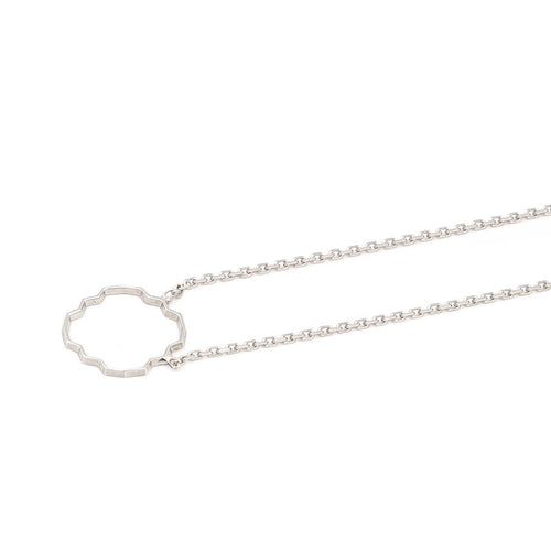 Collier Collier Transparence - Collier en or blanc 18 carats 58 Facettes 578939RV