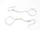 Boucles d'oreilles Transparence - Boucles d’oreilles pendantes en or blanc 18 carats 58 Facettes 578940RV