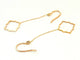 Boucles d'oreilles Boucles d'oreilles Transparence Or rose 58 Facettes 578946RV