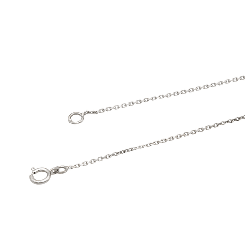 Collier Collier en or blanc 18 carats avec diamant taille brillant 58 Facettes 579047RV