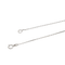 Collier Collier en or blanc 18 carats avec diamant taille brillant 0,012 ct 58 Facettes 579081RV