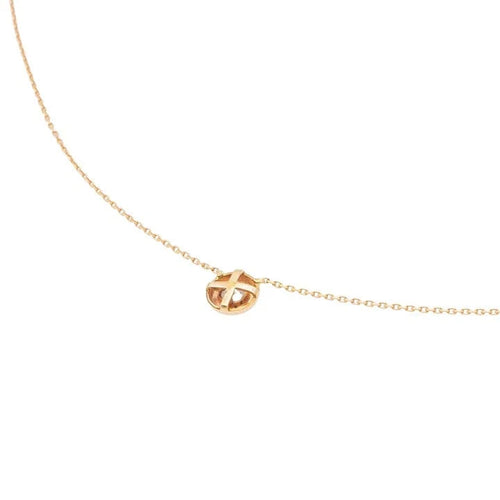 Collier Collier or rose Diamant 58 Facettes 579144RV