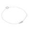 Bracelet Bracelet graphique en or blanc 18 carats et diamants 58 Facettes 579173RV