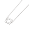 Bracelet Bracelet graphique en or blanc 18 carats et diamants 58 Facettes 579173RV