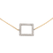Bracelet Bracelet graphique en or blanc et rose 18 carats avec diamants 58 Facettes 579175RV
