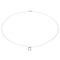 Collier Collier graphique en or blanc et rose 18 carats avec diamants 58 Facettes 579200RV