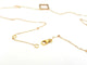 Collier Collier motif carré en or rose 18 carats et diamants noirs 58 Facettes 579210RV