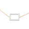 Bracelet Bracelet graphique en or rose et or blanc 18 carats serti de diamants 58 Facettes 579213RV