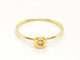 Bague 52 Bague en or jaune 18 carats avec diamant taille brillant 58 Facettes 579280RV
