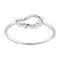 Bague 54 Bague aile d’ange en or blanc 18 carats et diamants 58 Facettes 579296RV