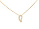 Collier Collier aile d’ange en or rose 18 carats et diamants 58 Facettes 579299RV