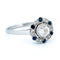 Bague 54 Bague Art déco en platine avec diamants et saphirs 58 Facettes 826F28F7DFB54661AFC946395CC3E036