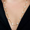 Collier VAN CLEEF & ARPELS - Vintage Alhambra - Sautoir Or Jaune et Nacre Blanche 20 Motifs 58 Facettes DV0830-12