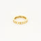 Bague 54 Bague en or jaune 18 carats sertie de diamants taille brillant et princesse 58 Facettes