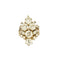 Bague 53 Bague Aigrette en or jaune 750 et diamants 58 Facettes BO/230051