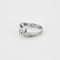 Bague 54 Bague jonc or gris 2 diamants 58 Facettes GU61