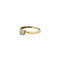 Bague 52 Bague motif floral en or jaune 18 carats et diamants 58 Facettes BO/230037/