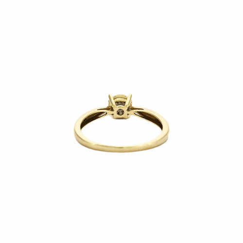 Bague 52 Bague motif floral en or jaune 18 carats et diamants 58 Facettes BO/230037/