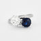 Bague 57 MELLERIO - Bague Toi & Moi Saphir Diamant 58 Facettes