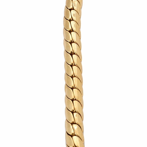Collier Van Cleef & Arpels - Collier maille anglaise en or jaune et diamants 58 Facettes BO/230019 RIV